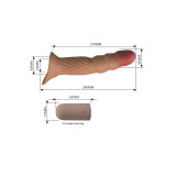 Pretty Love - Funda Para Pene Texturizada Con Vibración Y Control