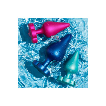 Romp - Luster Anal Trainingsset S/M/L Mit Blumenförmiger Basis |