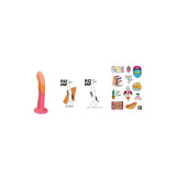 Romp - Dizi Dildo Silicona Con Ventosa Tricolor 18 Cm | Vybes.it