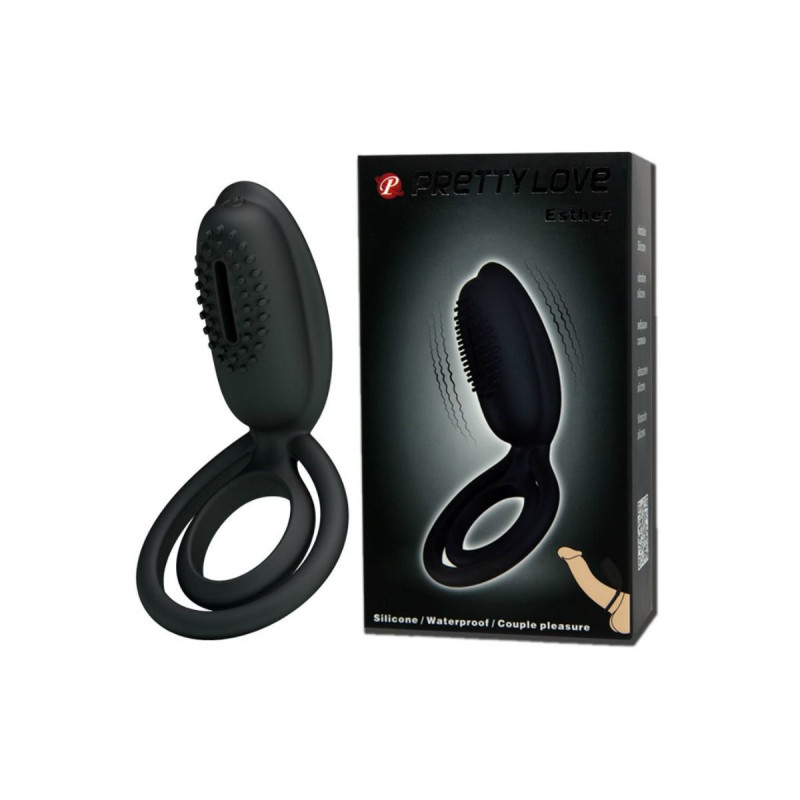 Pretty Love - Esther Anillo Vibrador Con Estimulador | Vybes.it