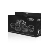 Fetish Submissive - Set Ataduras Cama Luxury Con Forro De Neopreno