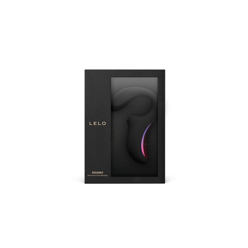 Lelo - Enigma Doble Estimulación Succion Masajeador Negro | Vybes.it