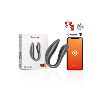 Oninder - Lisboa Estimulador Punto G & Clítoris Negro - App