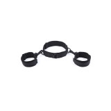 OHMAMA FETISH - HANDSCHELLEN UND KRAGEN AUS NYLON - Handschellen befe…