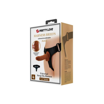 Pretty Love - Harness Briefs Arnés Universal Con Dildo Micheal 20