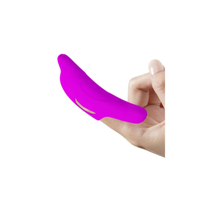 Pretty Love - Delphini Poderoso Estimulador De Dedo Morado |