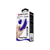 Pretty Love - Puissant Stimulateur De Doigts Bleu Foncé Delphini |