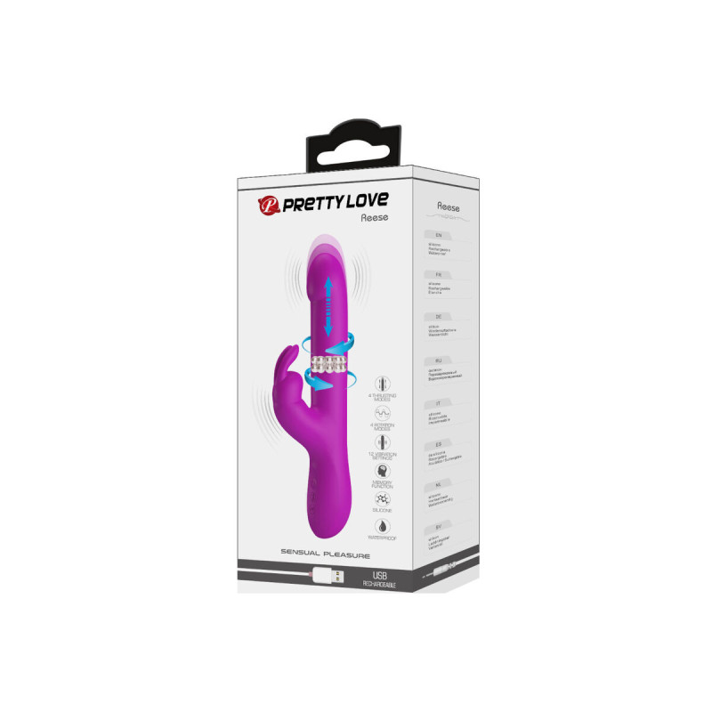Pretty Love - Reese Vibrador Con Rotación Morado | Vybes.it