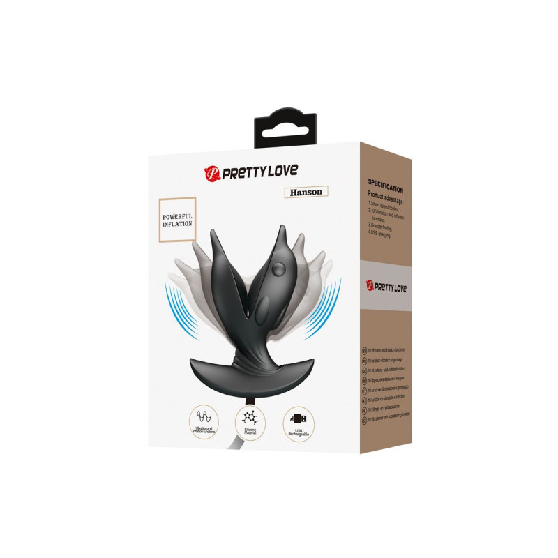 Pretty Love - Plug Anal Delfin Inflable & Recargable | Vybes.it