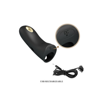Pretty Love - Marico Schwarze Elektrostimulator - Fingerhülle |