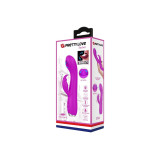 Pretty Love - Rachel Vibrador Recargable Con Succionador Morado |