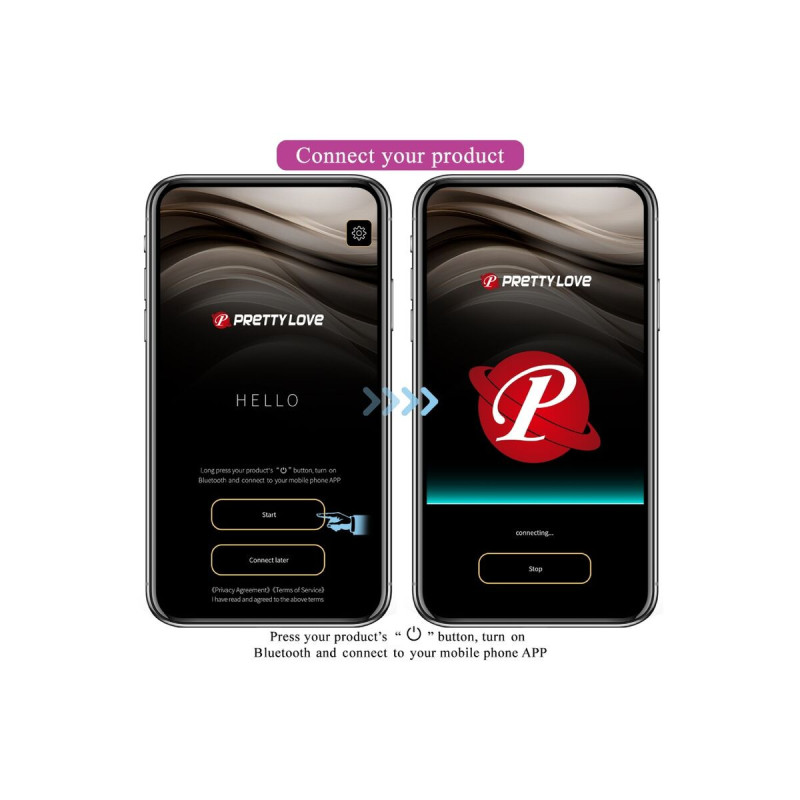 Pretty Love - Jefferson Plug Anal Controlado Por App Negro |