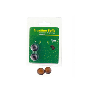 TALOKA - 2 BRAZILIAN BALLS CHOCOLATE INTIMATE GEL | Vybes.it