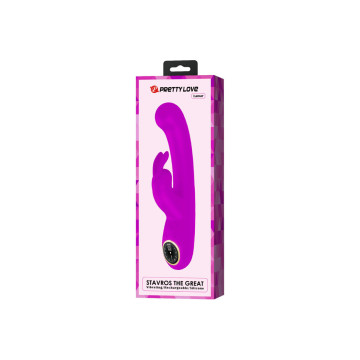 Pretty Love - Lamar Vibrador Rabbit & Punto G Violeta | Vybes.it