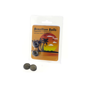 TALOKA - 2 BALLES BRÉSILIENNES GEL EXCITANT EFFET CONFORT - Boules br…