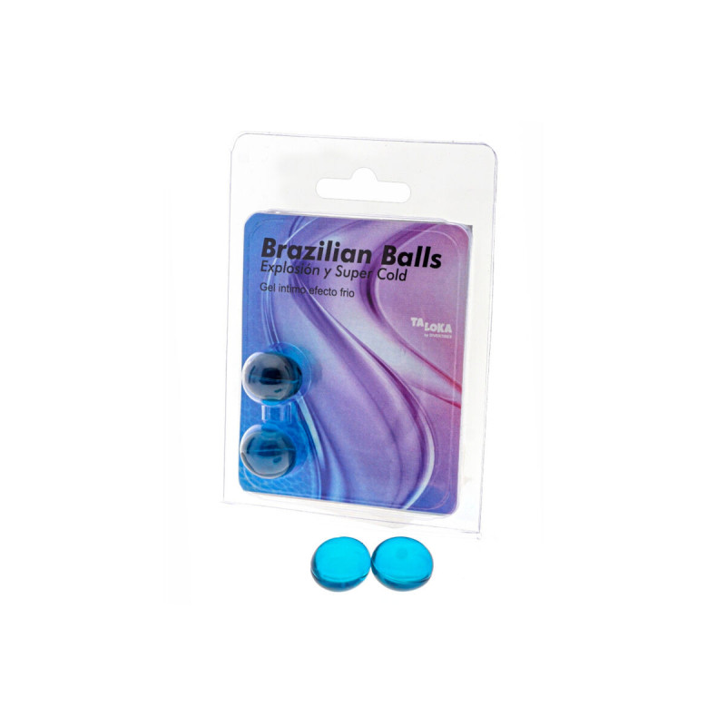 TALOKA - 2 BRAZILIAN BALLS COLD EFFECT EXCITING GEL | Vybes.it