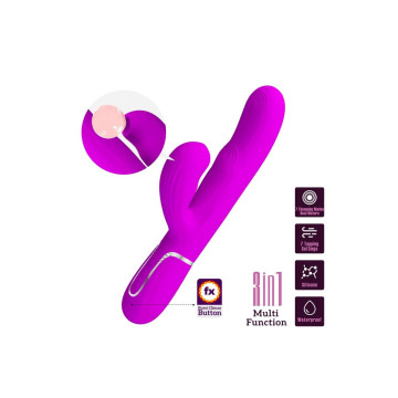 Pretty Love - Perlita Vibrador Punto G 3 En 1 Multifunción Vioeta |