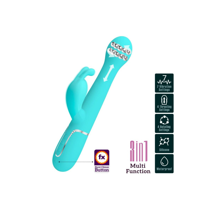 Pretty Love - Dejon Rabbit Vibrator 3 In 1 Multifunktions