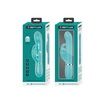 Pretty Love - Coale Rabbit Vibrator Perlen Aquagrün | Vybes.it