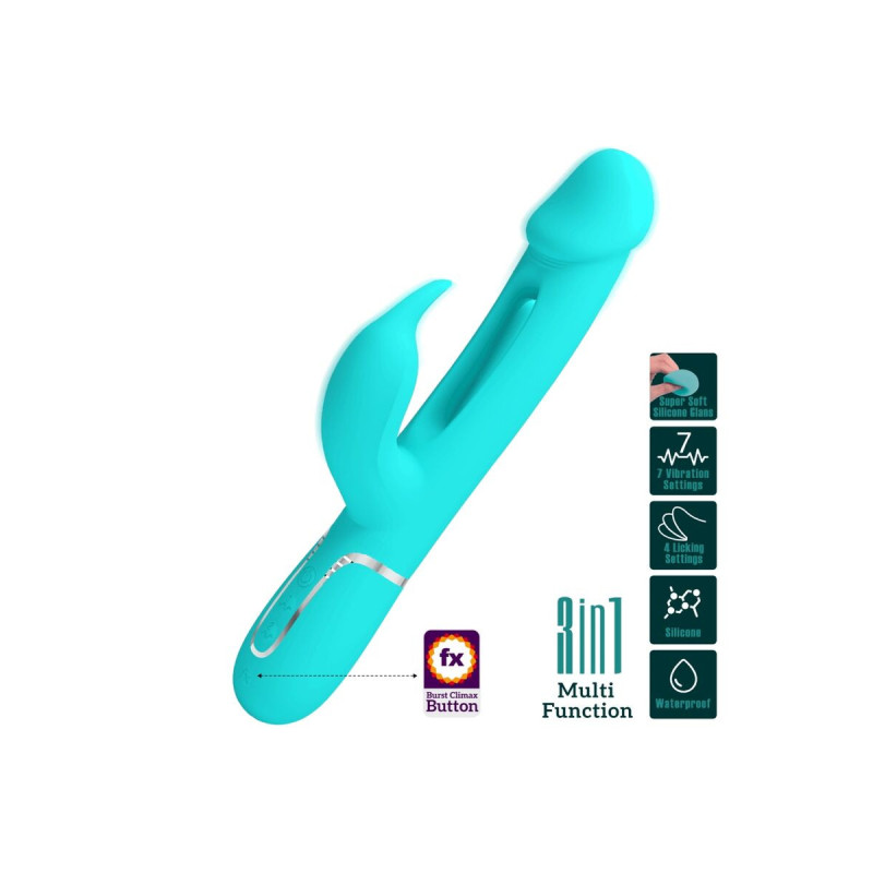 Pretty Love - Dejon Rabbit Vibrator 3 In 1 Multifunktions