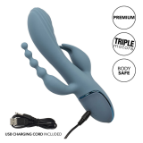 CALEXOTICS - VIBRATORE TRIPLE ECSTASY GRIGIO