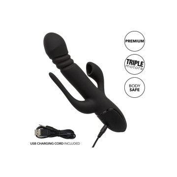 Calexotics - Vibrateur Triple Euphoria Noir | Vybes.it
