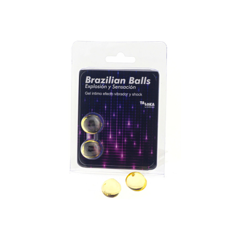 TALOKA - 2 BRASILIANISCHE BLLE MIT VIBRATIONS- UND SCHOCKEFFEKT AUFRE…