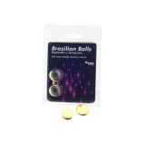 TALOKA - 2 BRAZILIAN BALLS VIBRATING & SHOCK EFFECT EXCITING GEL
