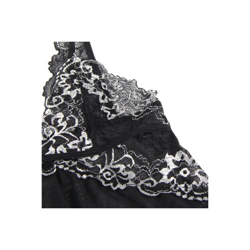 Subblime - Babydoll Stoff Tüll Brust Spitze L/Xl | Vybes.it
