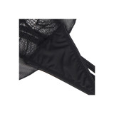 Subblime - Teddy Cuello Halter Espalda Descubierta Encaje Negro