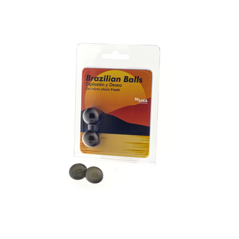TALOKA - 2 BRAZILIAN BALLS FRESH EFFECT EXCITING GEL | Vybes.it