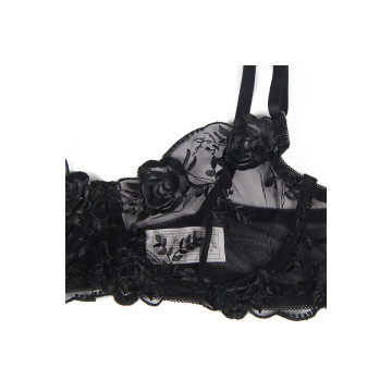 Subblime - Ensemble 3 Pièces Soutien - Gorge + String + Jarretière