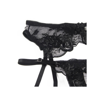Subblime - Lot 3 Pièces Soutien - Gorge + String + Jarretière