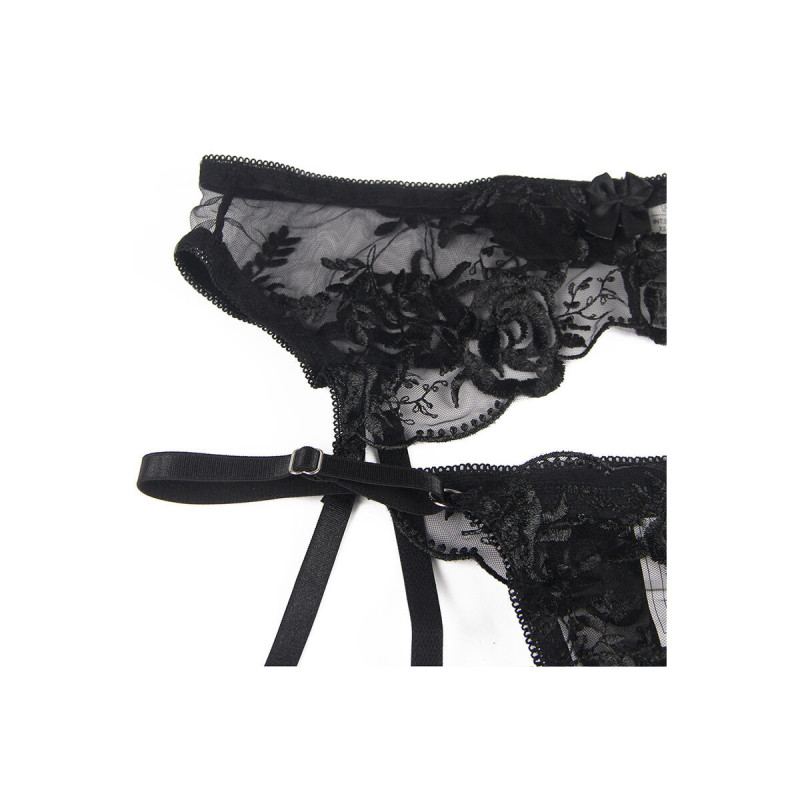 Subblime - Lot 3 Pièces Soutien - Gorge + String + Jarretière