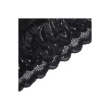 Subblime - Babydoll Avec Poitrine Imprimé Fleuri Noir S/M | Vybes.it