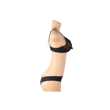 Subblime - Set Dos Piezas Sujetador Transparencias Y Tiras S/M |