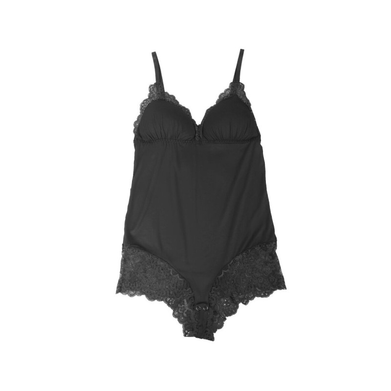 Subblime - Teddy Detalle Encaje Floral Negro S/M | Vybes.it