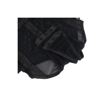 Subblime - Teddy Avec Jarretière Détail Poitrine Noir L/Xl |