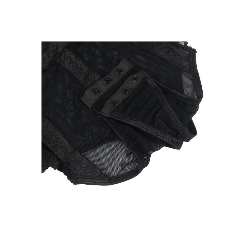 Subblime - Teddy Con Liguero Detalle Tiras Pecho Negro L/Xl |