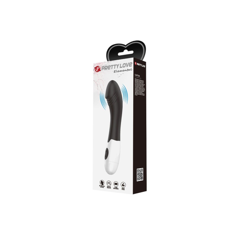 Pretty Love - Elemental Vibrador Punto G 30 Modos Negro | Vybes.it