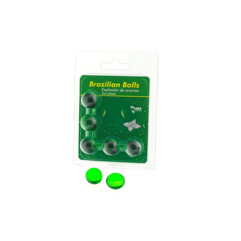 TALOKA - 5 BRAZILIAN BALLS MINT INTIMATE GEL | Vybes.it