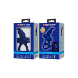 Pretty Love - Luchito Doble Anillo Vibrador Rabbit Azul | Vybes.it