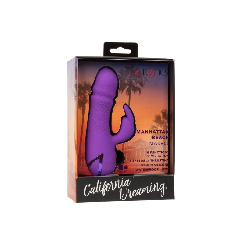 Calexotics - Manhattan Beach Marvel Vibrateur Rabbit Violet Par