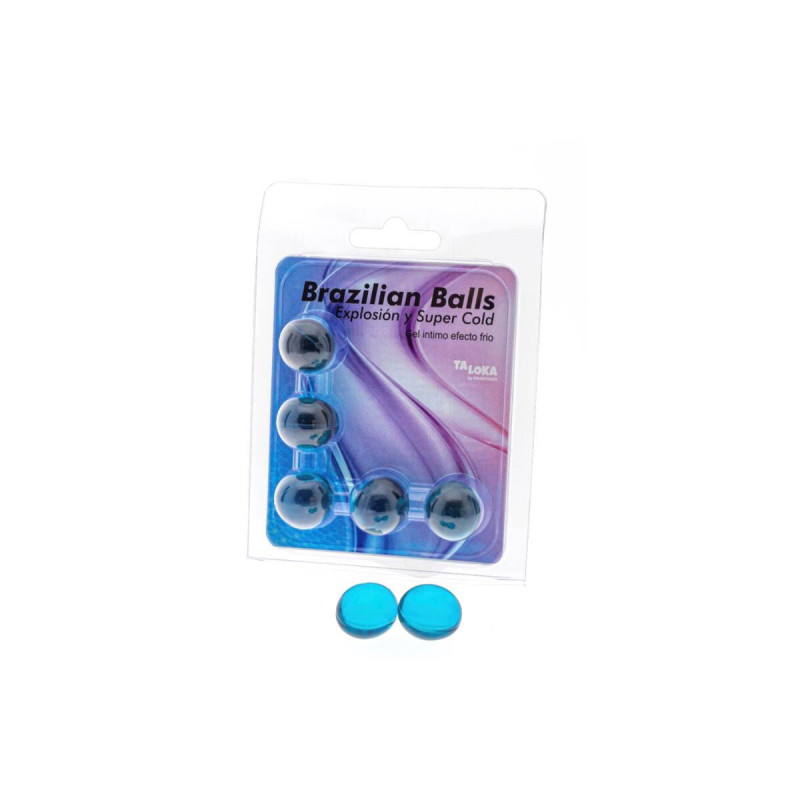 TALOKA - 5 BOULES BRÉSILIENNES GEL EXCITANT EFFET FROID