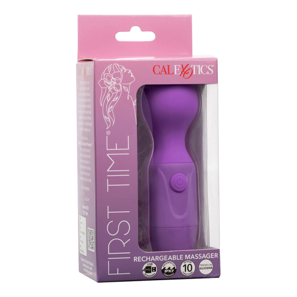 CALEXOTICS - FIRST TIME WIEDERAUFLADBARES MASSAGERÄT 10 VIBRATIONEN LILA
