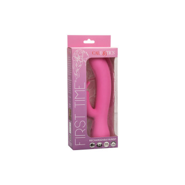Calexotics - First Time Vibrador Rabbit Recargable Rosa | Vybes.it