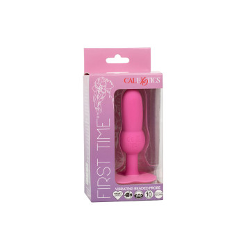 Calexotics - First Time Plug Anal Con Cuencas 10 Vibraciones Rosa |
