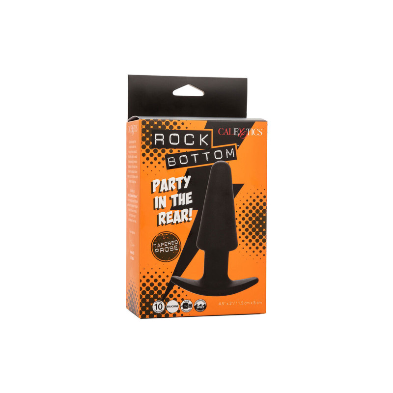 Calexotics - Rock Bottom Plug Anal Cónico 10 Vibraciones Silicona