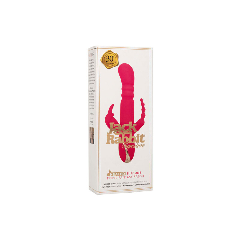 Calexotics - Jack Fantasy Dreifach Beheizter Vibrator Rabbit Rosa |