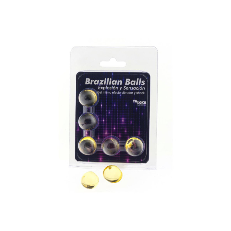 TALOKA - 5 BRASILIANISCHE BLLE MIT VIBRATIONS- UND SCHOCKEFFEKT AUFRE…